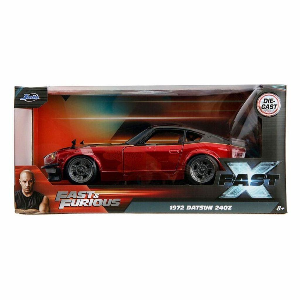 Jada Fast & Furious, Datsun (F10) uit 1972, schaal 1:24. Productafbeelding 