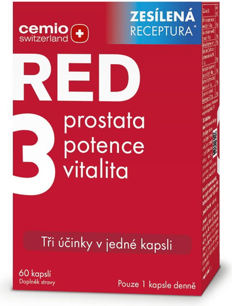 Cemio RED3, 60 Kapseln NOVÝ Produktbild 