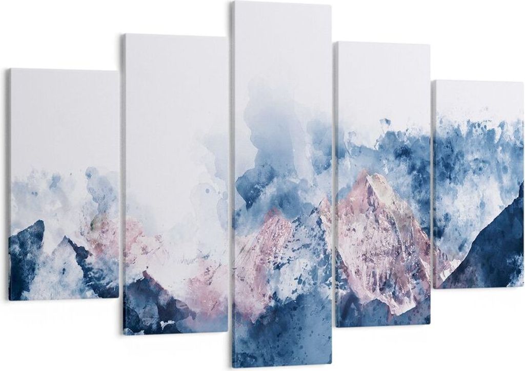 Bild auf Leinwand - Leinwandbild - Abstraktion modern - 150x100cm - Wand Bild - Wanddeko - Leinwanddruck - Bilder - Kunstdruck - Wanddekoration - L...