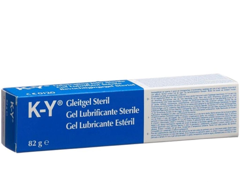 K - Y Gleitgel Steril – Medizinisches Gleitmittel auf Wasserbasis, für Feuchtigkeit & Gleitfähigkeit – Leicht abwaschbar & parfümfrei – 2 ...
