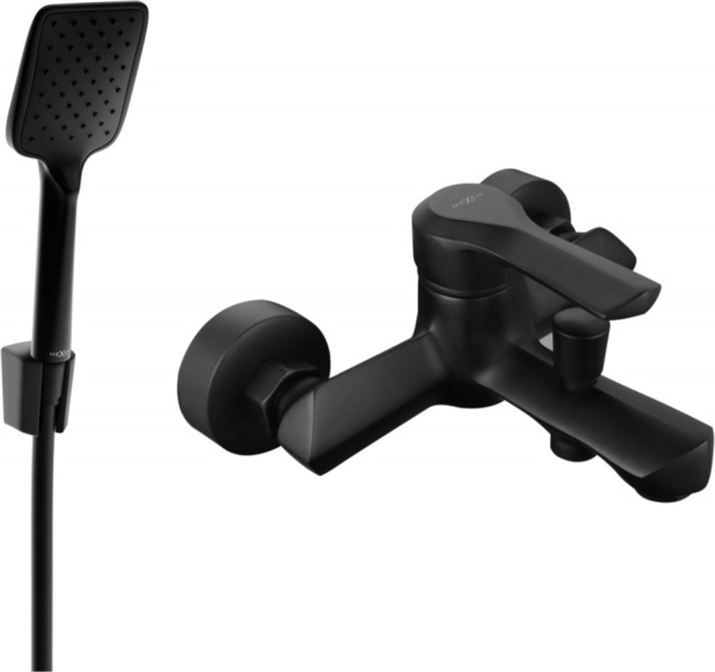 Mexen Sabre R62 Wannenbatterie mit Brausegarnitur, Schwarz - 7213R62-70
