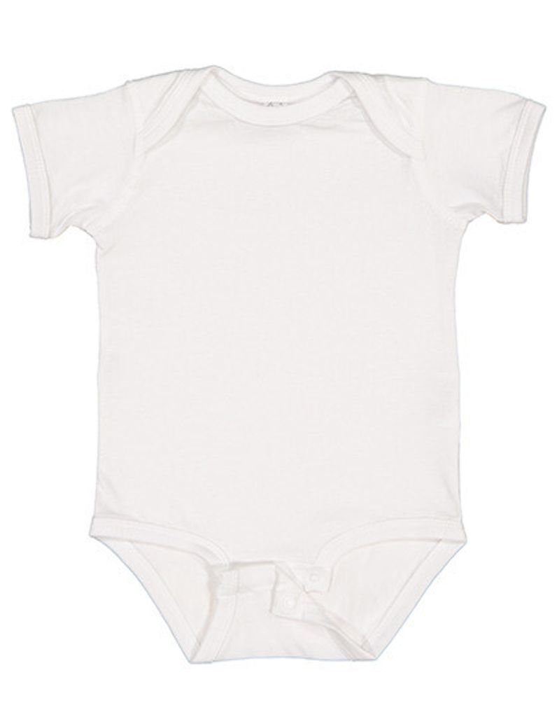 Rabbit Skins Infant Fine Jersey Short Sleeve Bodysuit