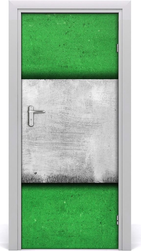 Tulup Türaufkleber 85x205 cm Dekorative Aufkleber Selbstklebend Wasserdichte Tapete Abnehmbar Schlafzimmer Wohnzimmer Wohnkultur - Wand grüne Wand