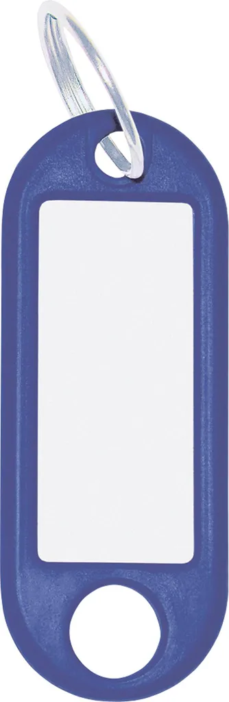 Fornitura Industriale 100 Portachiavi WEDO 262801803 Blu Anello 18mm