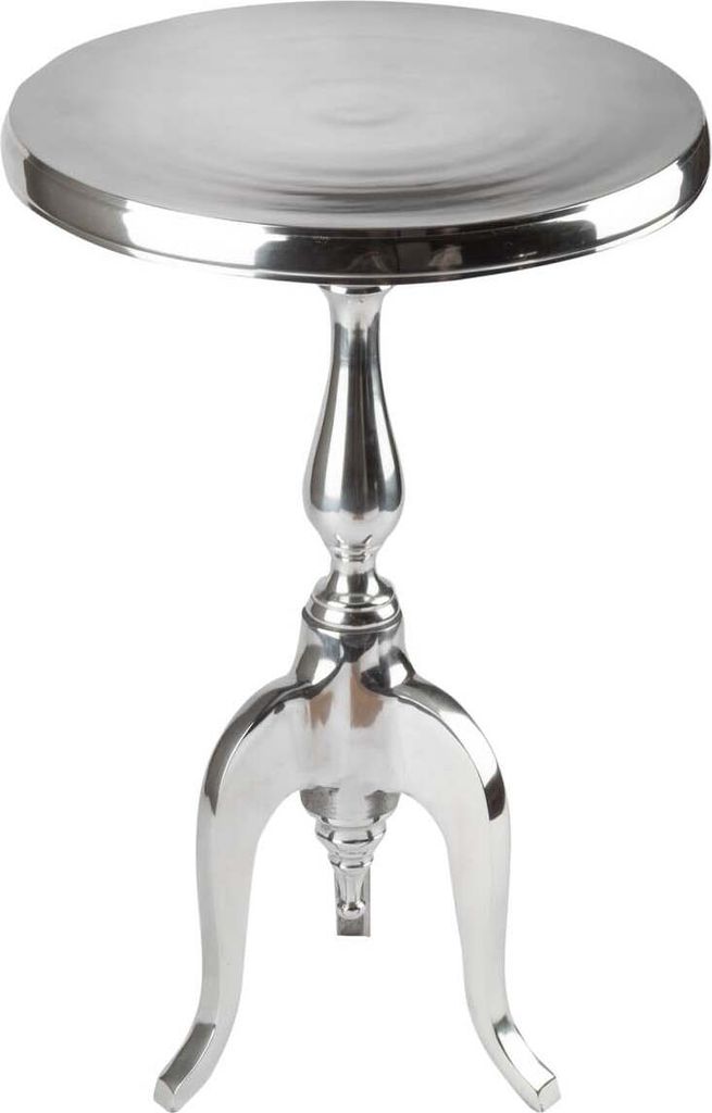 Table d'appoint 55 cm argentée, design moderne pour le Image du produit 