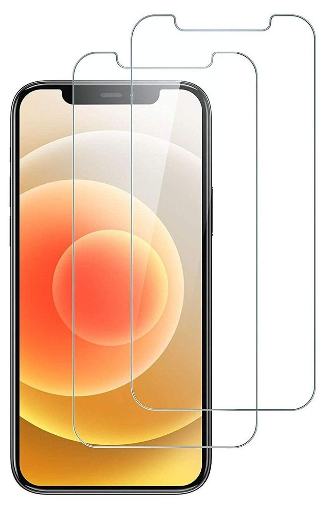 Displayschutzfolien für iPhone 12 Mini 2x gehärtetes Glas