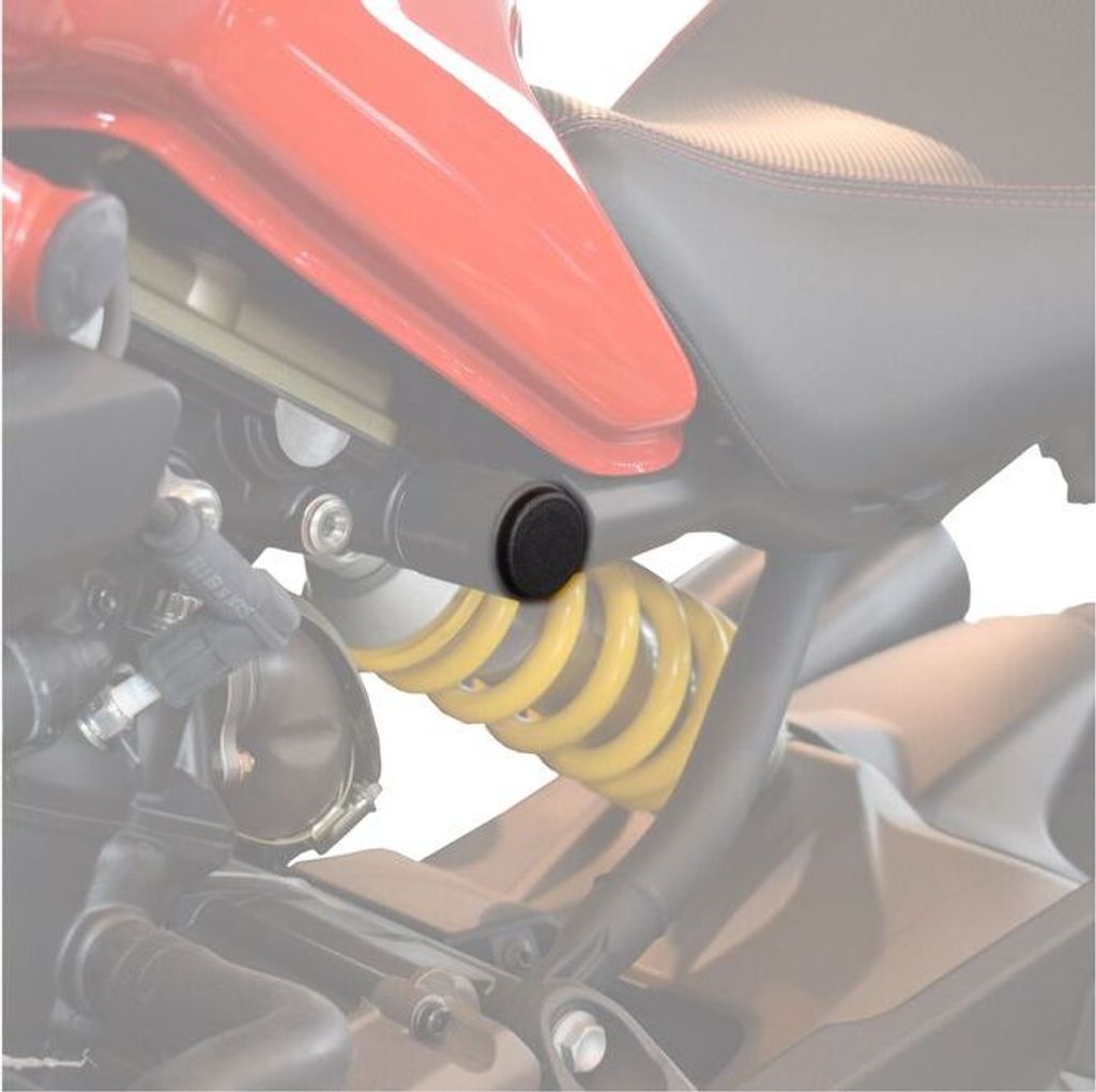 PUIG 9633N Verkleidungsaufsätzte passend fuer DUCATI MONSTER 821 STRIPE Schwarz