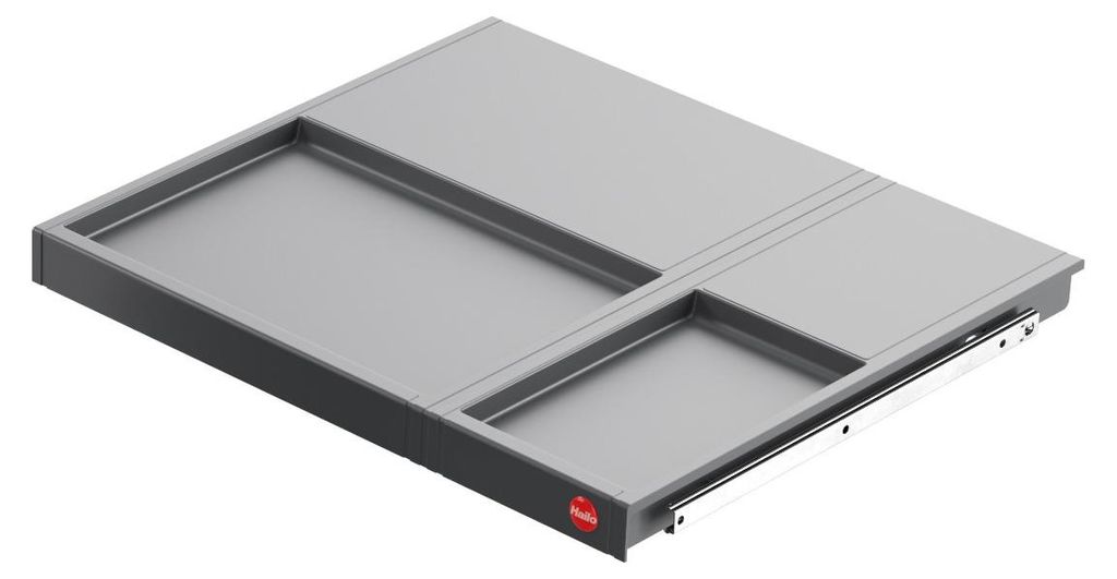 Hailo Multideckel 1225918 Tablarboden 500 mm dunkelgrau mit Produktbild 