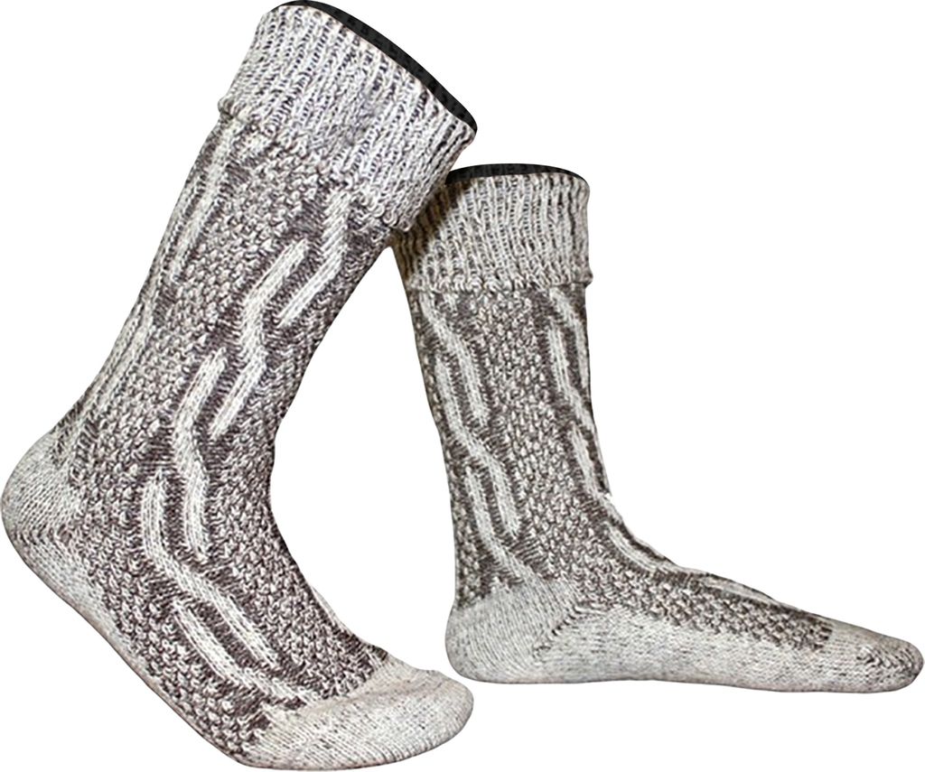 German Wear, Kinder Trachtensocken Trachten Kindersocken Umschlag meliert, Größe:37/38