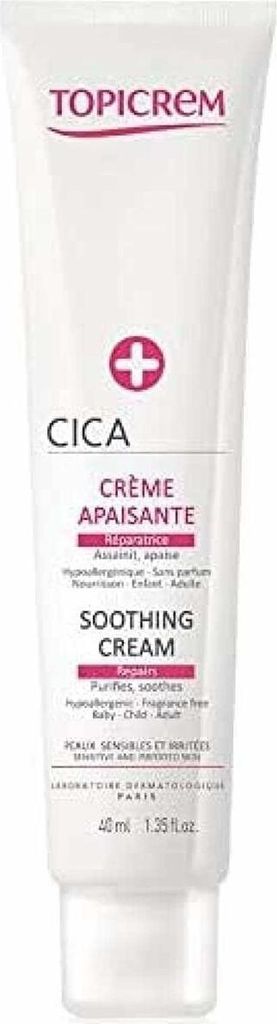 Topicrem CICA+ Crema Lenitiva 40 ml Immagine del prodotto 