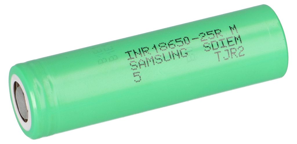 Samsung INR18650-25R 3,6V 2550mAh 8C 20A Produktbild 