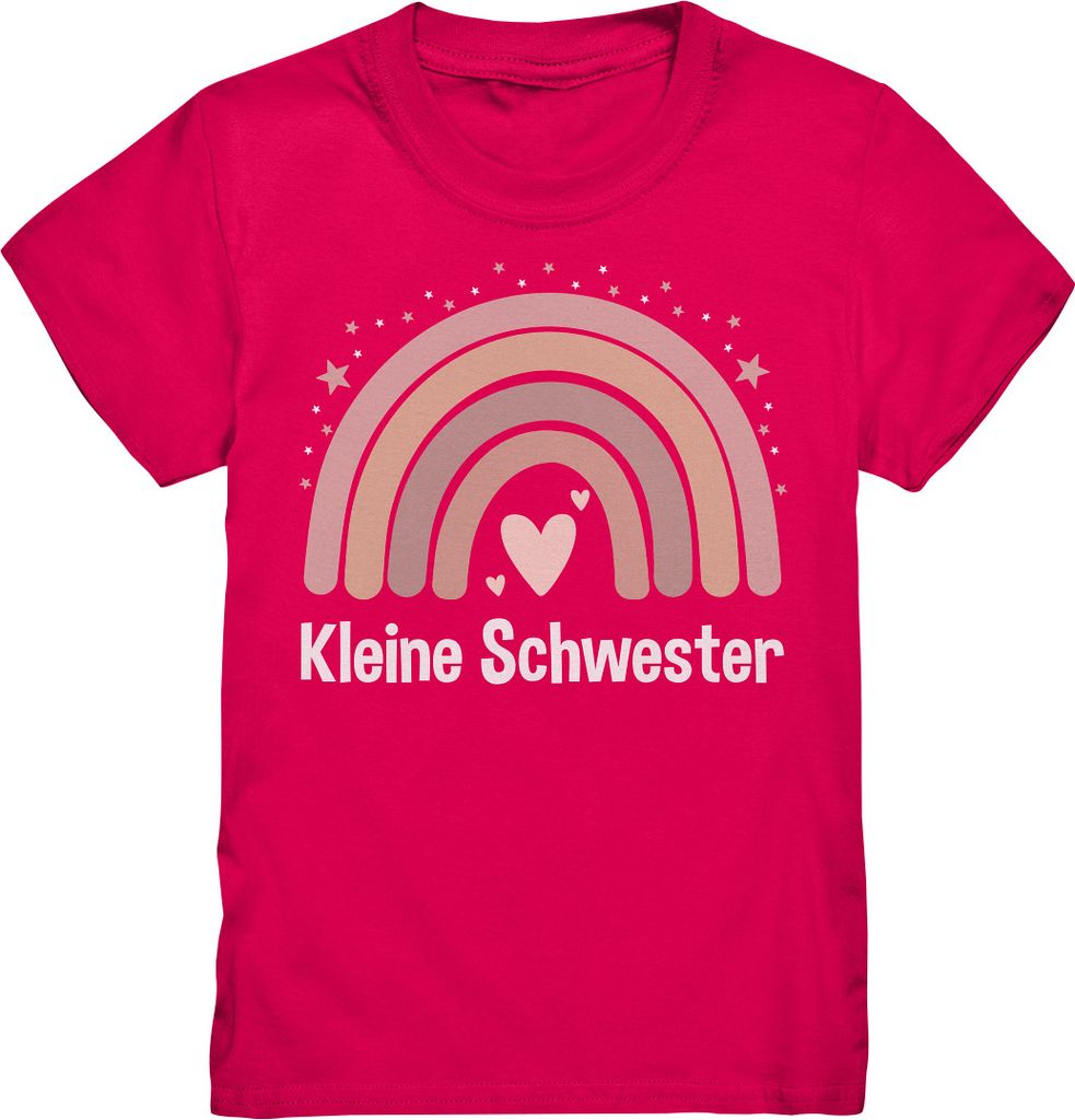Kleine Schwester T-Shirt Regenbogen Kleine Schwester Produktbild 