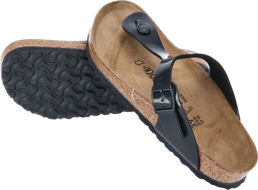 BIRKENSTOCK GIZEH BF SAND PATENT BIO Schwarz 39 Produktbild 