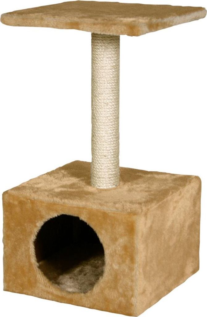 Karlie Amethyst Kratzbaum - Plüsch/Sisal - Beige - 30x30x55 cm