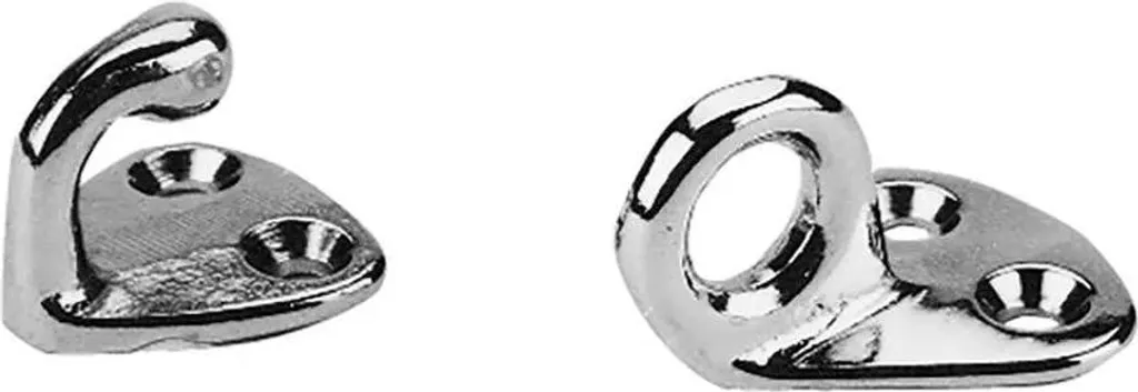 Talamex Occhiello Parafango Argento 30x30mm | Finitura Mirror Silver Luxury