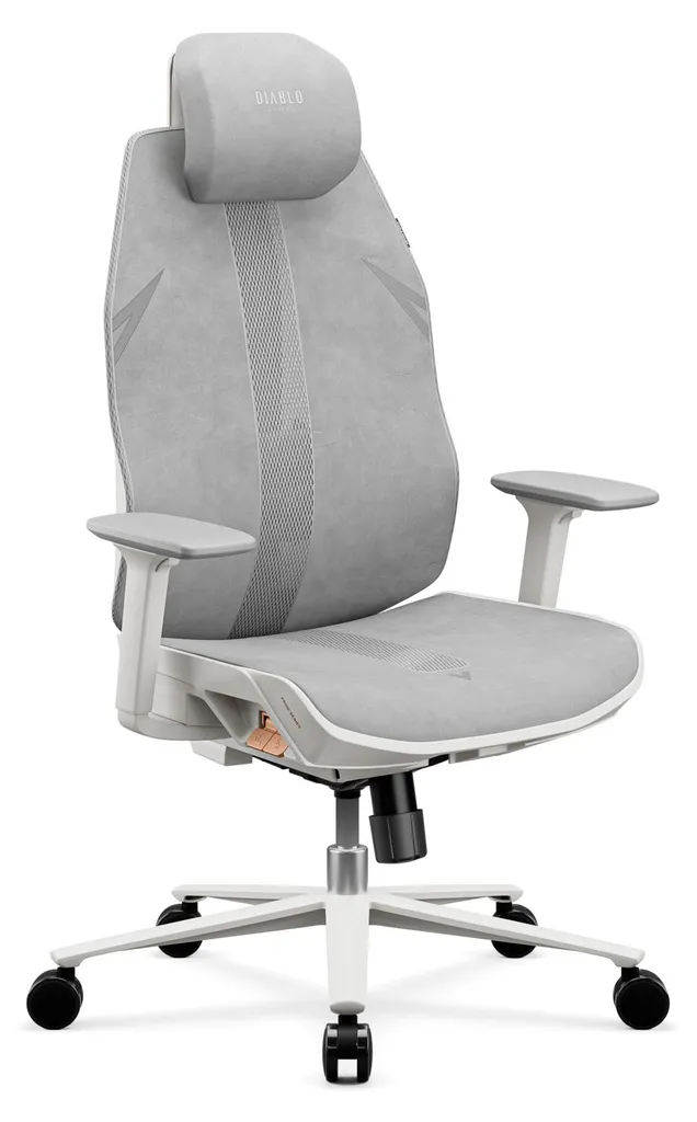 Chaise de bureau ergonomique Diablo V-Flash fauteuil de travail gris