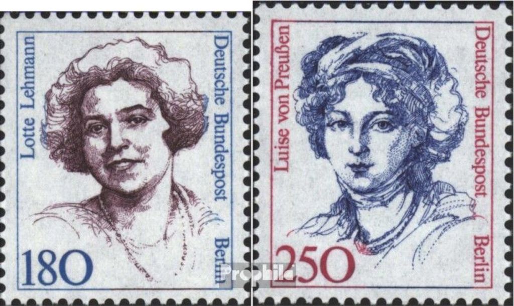 Briefmarken Berlin (West) 1989 Mi 844-845 (kompl.Ausgabe) gestempelt Frauen