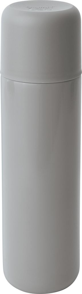 BergHOFF LEO - Thermoflasche mit Becher 500ml - aus Edelstahl - Doppelwandig - Spülmaschinenfest - für heiße und kalte Gerichte - Grau