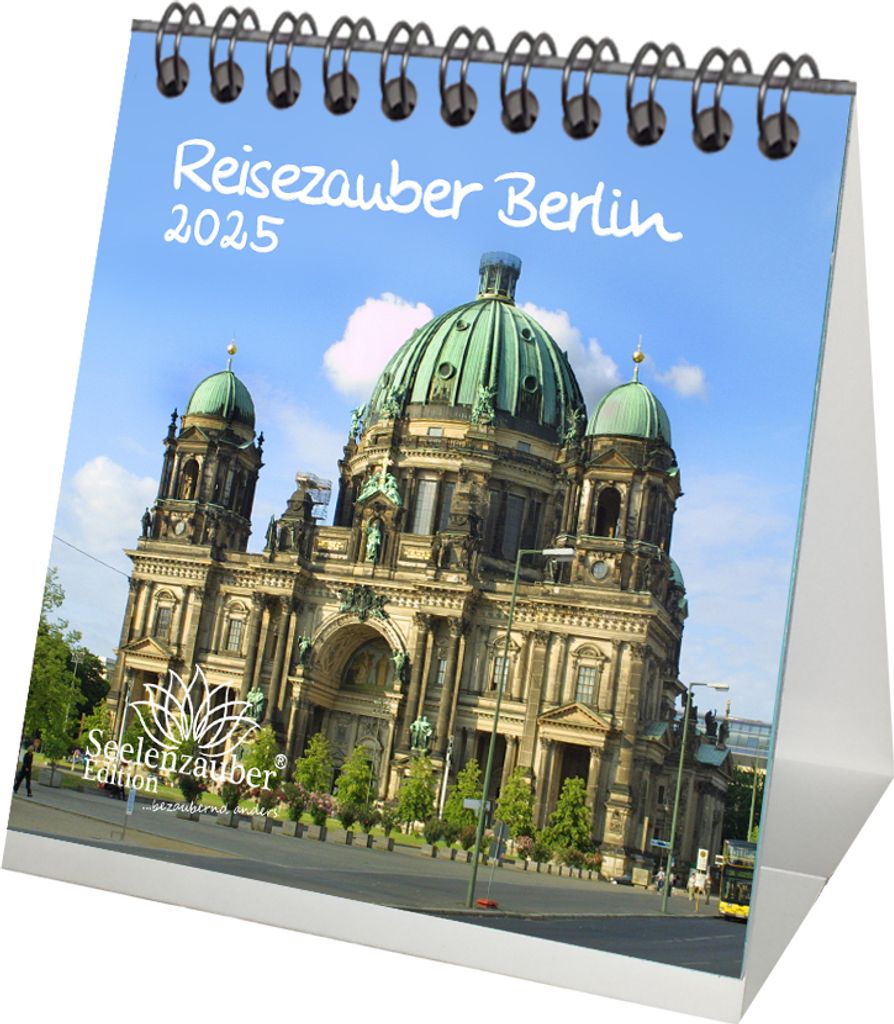 Berlinzauber Kalender für 2025 Format 10cm x 10cm Deutschland Hauptstadt - Seelenzauber