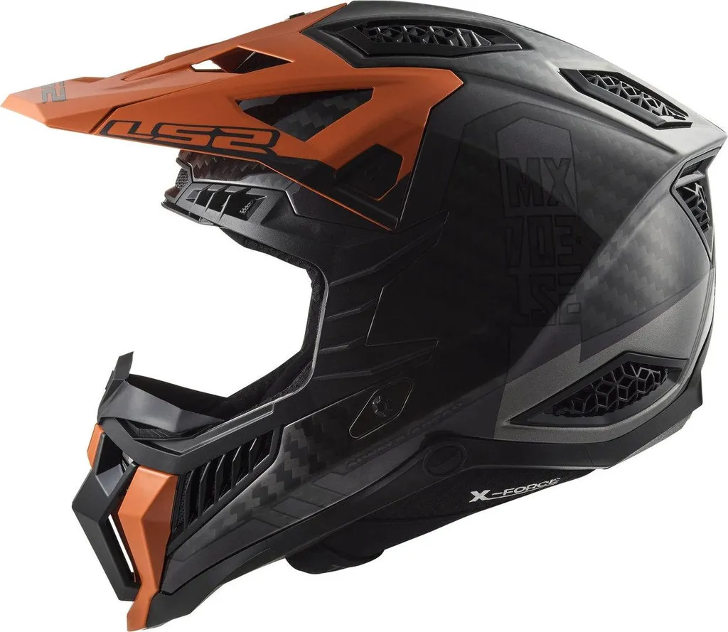 Casque LS2 MX703 X-Force Fibre de Carbone Ultra Léger Taille S - 3
