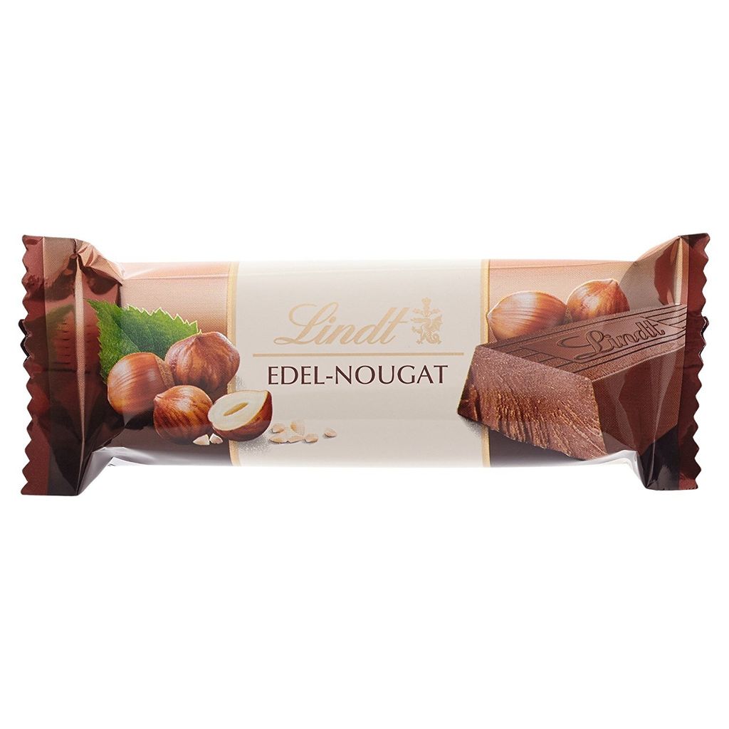 Lindt & Sprüngli Edel-Nougat Zartschmeldzender Riegel 50g 25er Pack