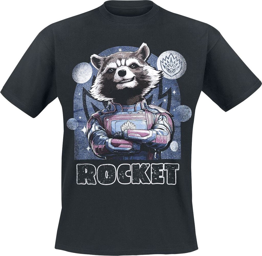 Guardians Of The Galaxy T-Shirt Herren Vol. 3 - Rocket schwarz M