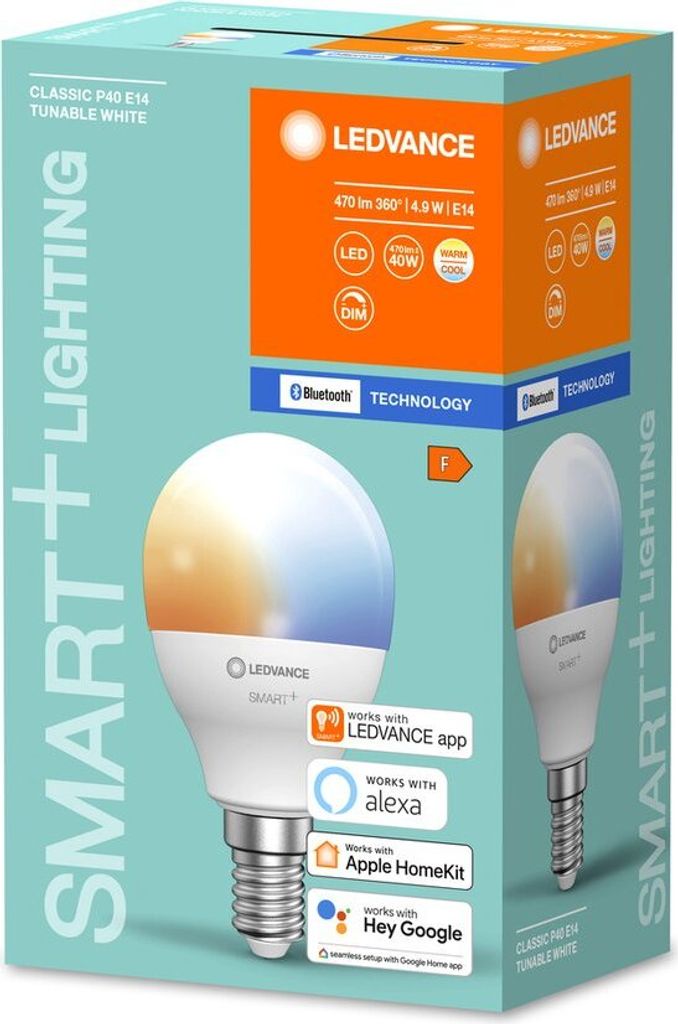 Ledvance LED Smart+ Tropfen 5W = 40W E14 matt 470lm Tunable Produktbild 15