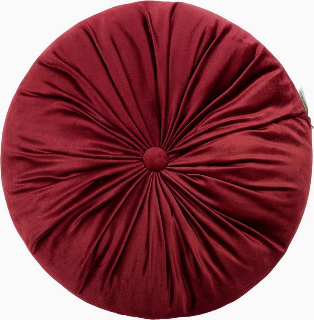 Burgunderrotes Samtdeckenkissen 40X40 Dekorativ Velvet Soft Produktbild 