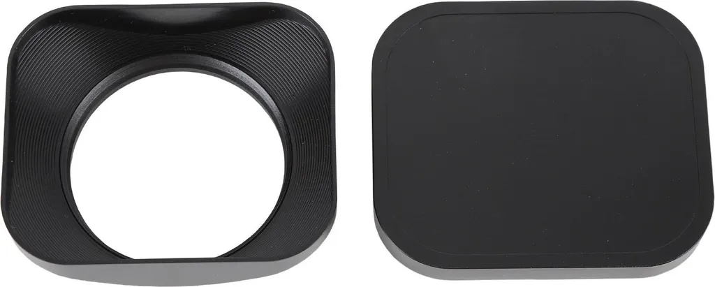Pare-soleil 46mm en alliage d'aluminium usiné CNC avec capuchon noir
