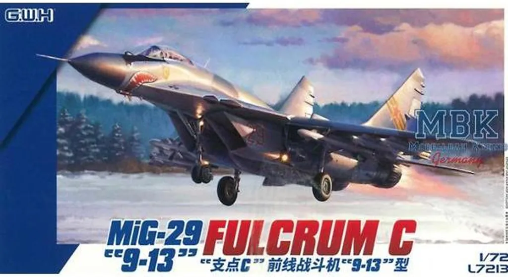 Modèle Réduit MiG-29 9-13 Fulcrum C pour Collectionneur 1/72