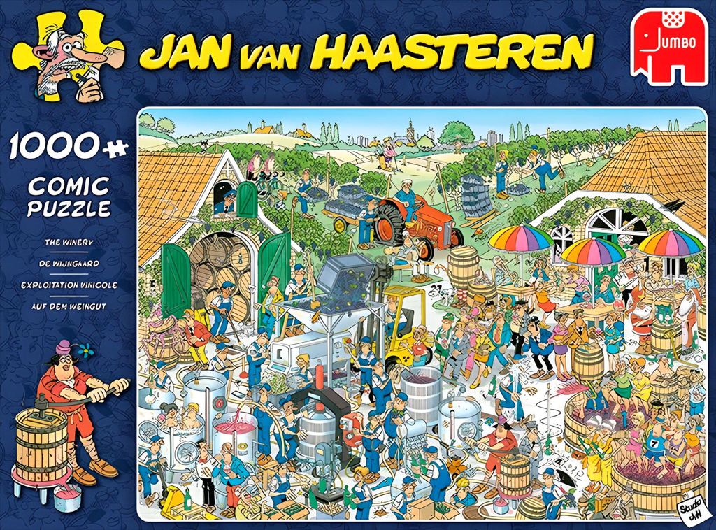 Jumbo Jan van Haasteren - Vinárstvo (1000 kusov) Obrázok produktu 