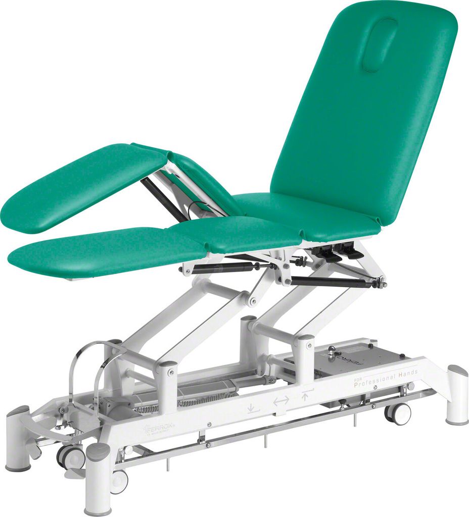 Ferrox Therapieliege Chagall 6 Neo mit Radhebesystem und Rundumschaltung