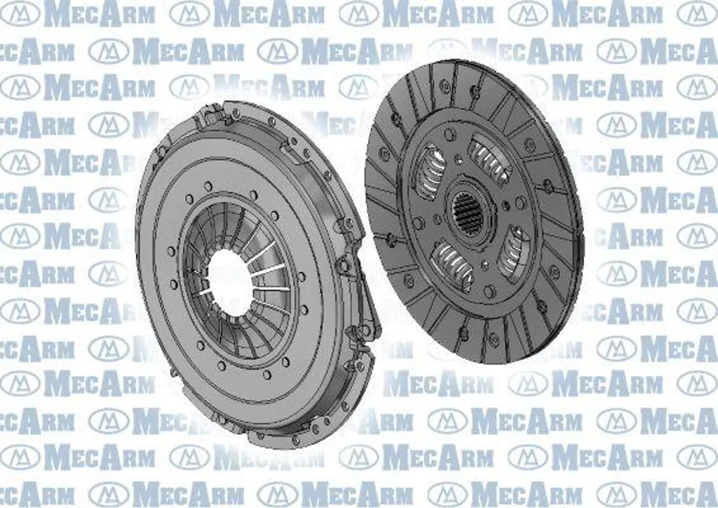 Kit d'embrayage MECARM MK10107D idéal pour réparer Lancer et Grandis