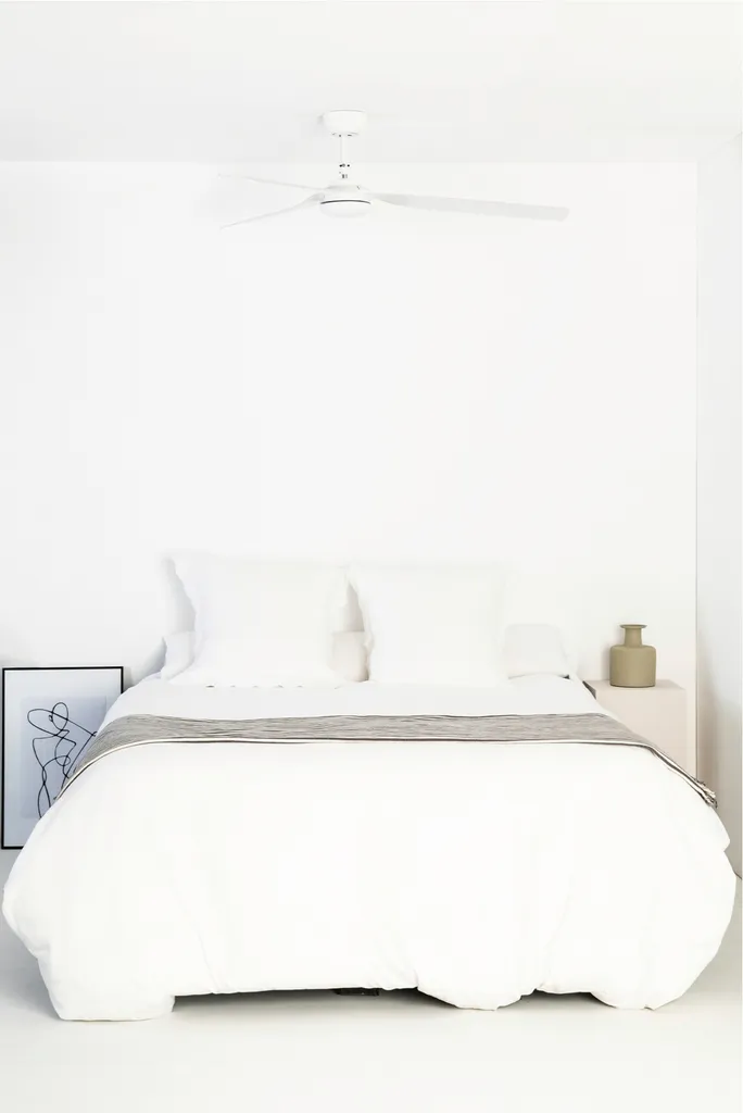 Ventilateur de plafond Punt Blanc à basse consommation avec télécommande