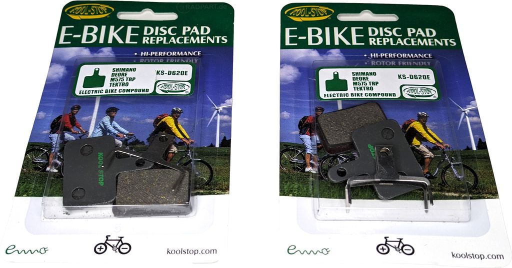 2 Paar Kool-Stop E-Bike Bremsbeläge KS-D620E für Shimano Produktbild 