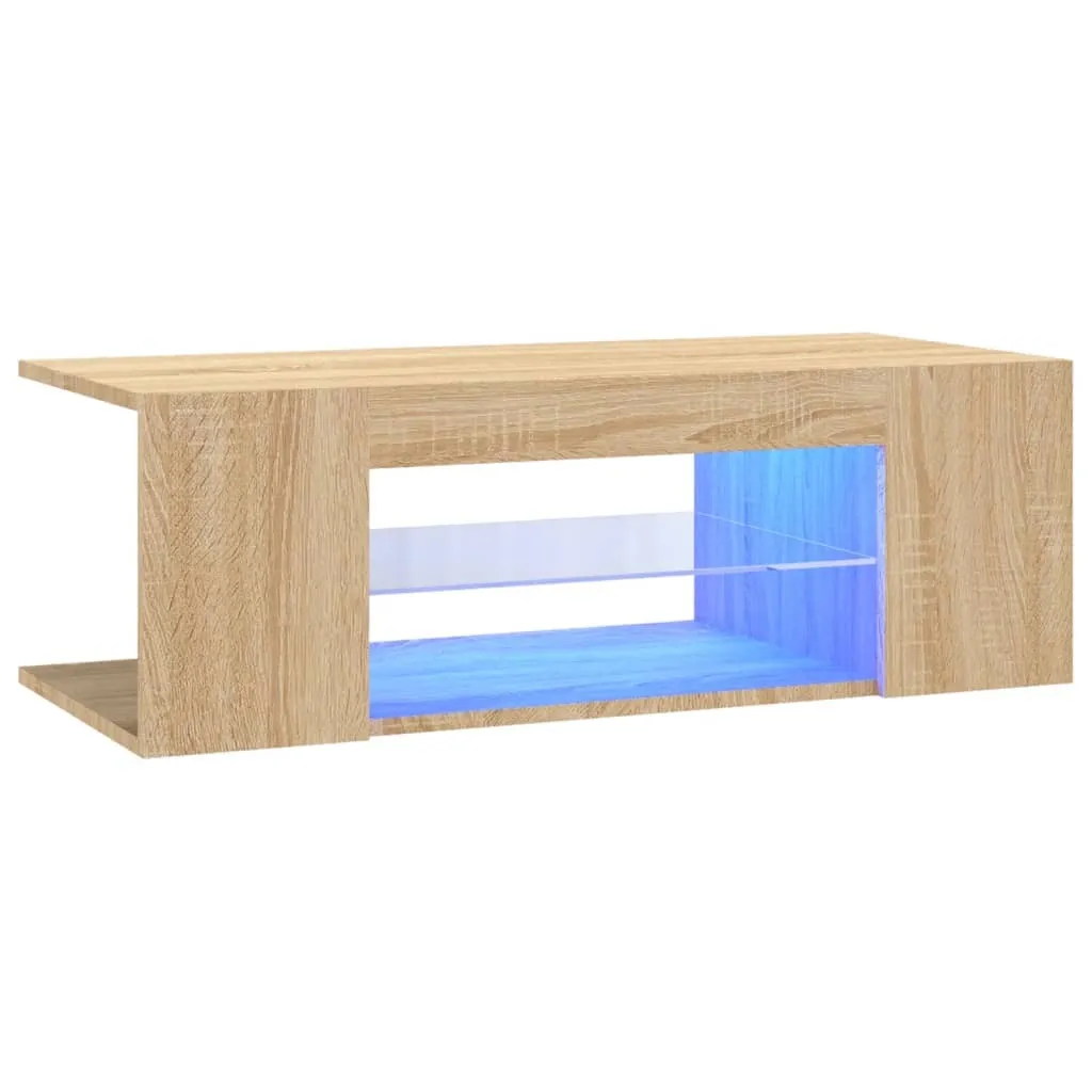 Porta TV LED Maison Exclusive 90cm Rovere Sonoma - Design Moderno Slim