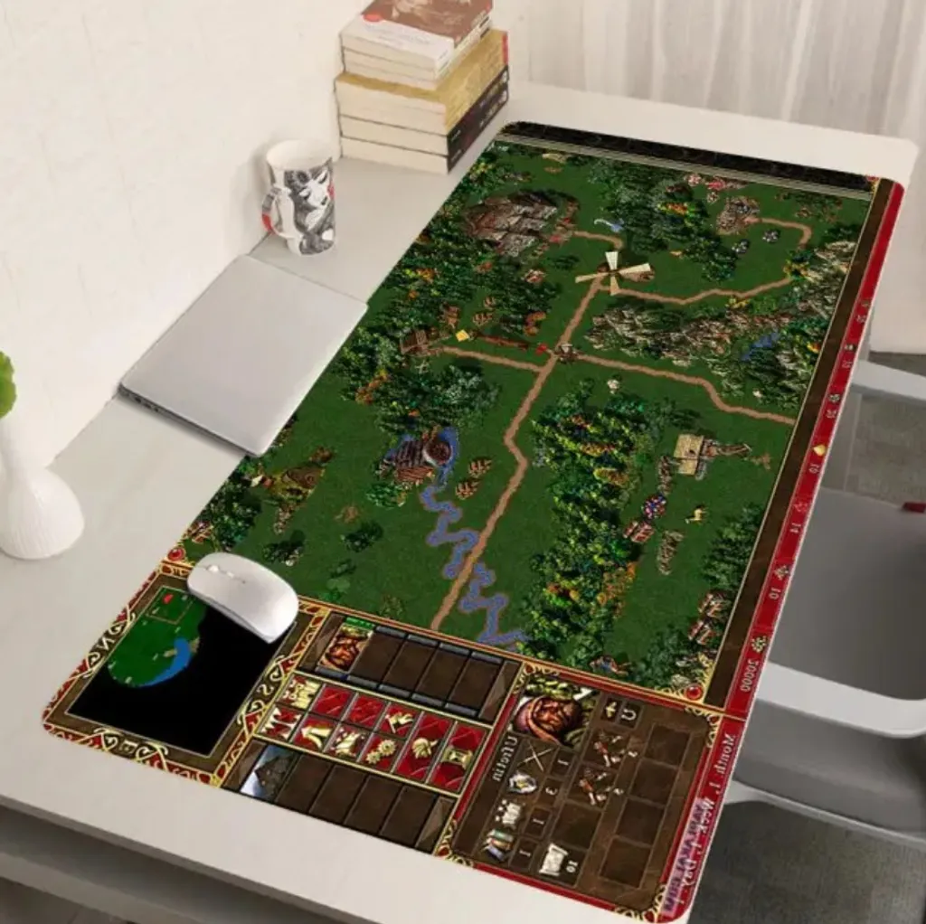 Tapis de souris XL Heroes of Might and Magic III grand format bureau