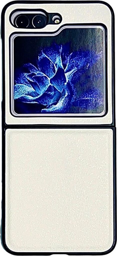 König Design Hülle kompatibel mit Samsung Galaxy Z Flip5 5G Kunststoff Soft Handyhülle - Handy Case Gold