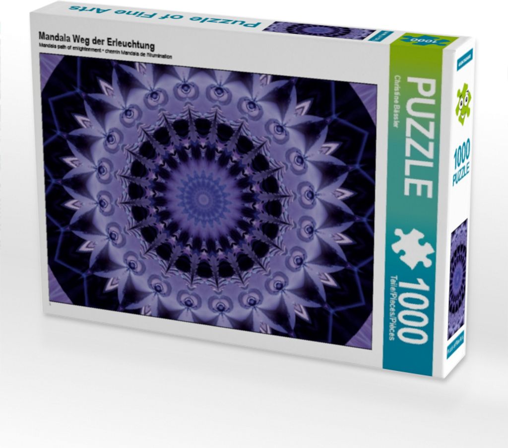 Calvendo Mandala Weg der Erleuchtung 1000 Teile Puzzle quer 640x480mm, Bässler Christine; 7426122