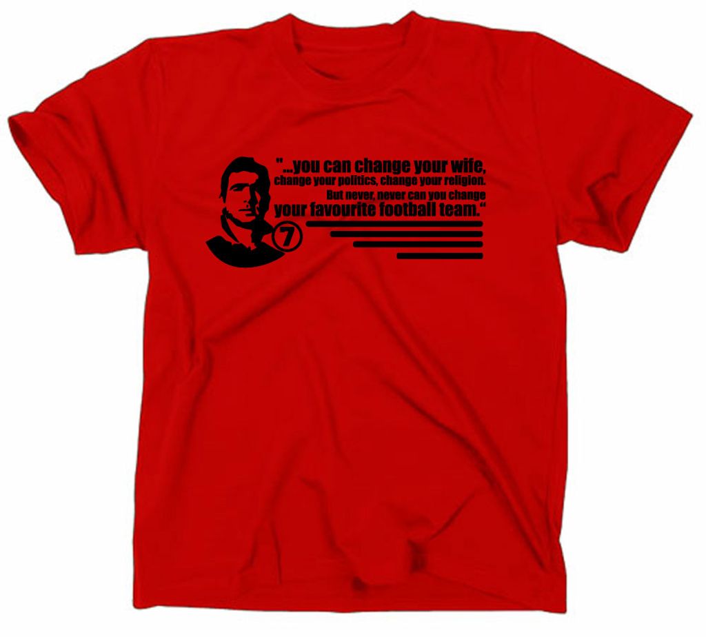 Styletex23 T-Shirt #2 King Cantona, rot, XL