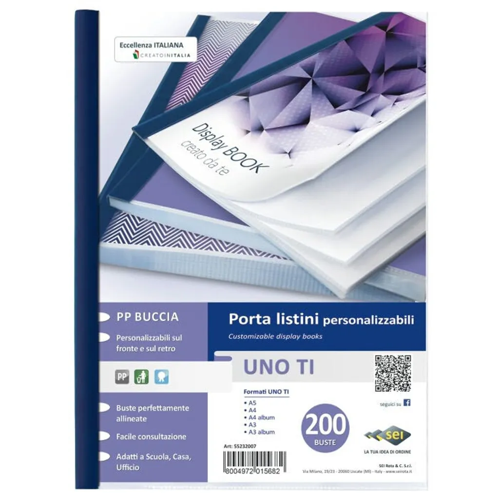 Porte-documents présentation A4 200 vues - SEI Rota Uno TI pour pro