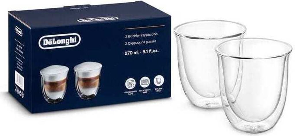 Delonghi DLSC311 filiżanki 2 szt. do cappuccino Zdjęcie produktu 1