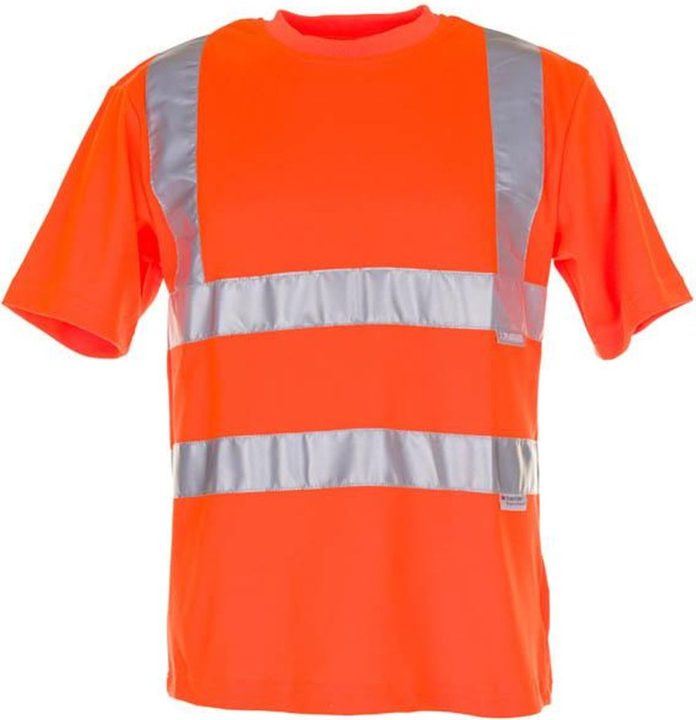 Größe S Herren Planam Warnschutz T-Shirt Uni uni-orange Modell 2095