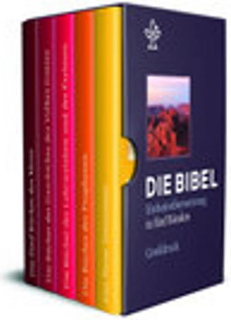 Bible en 5 volumes grand caractère avec coffret cadeau élégant