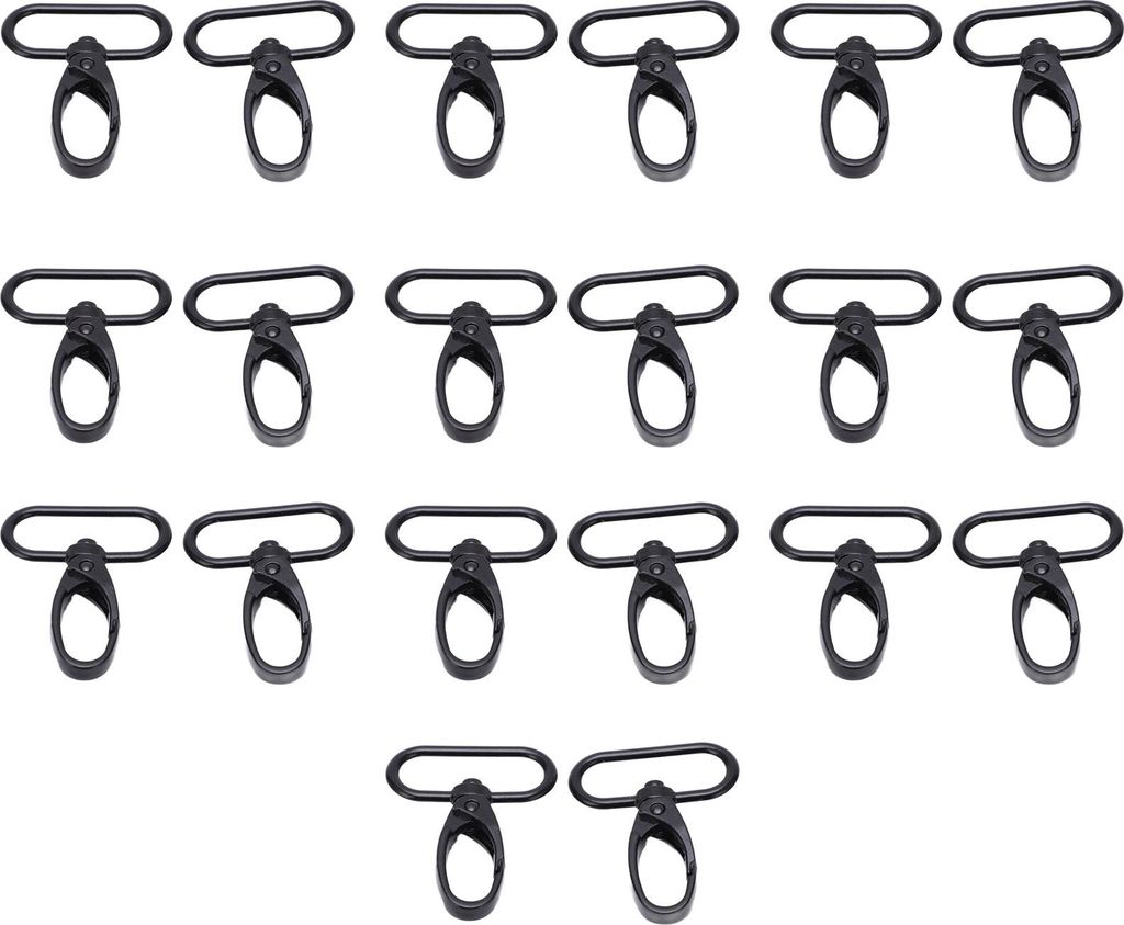 20pcs Trigger -Snap -Haken langlebige Legierungsmaterialien Weite Anwendung hoher Flexibilität Easy Operation Keychain Hook