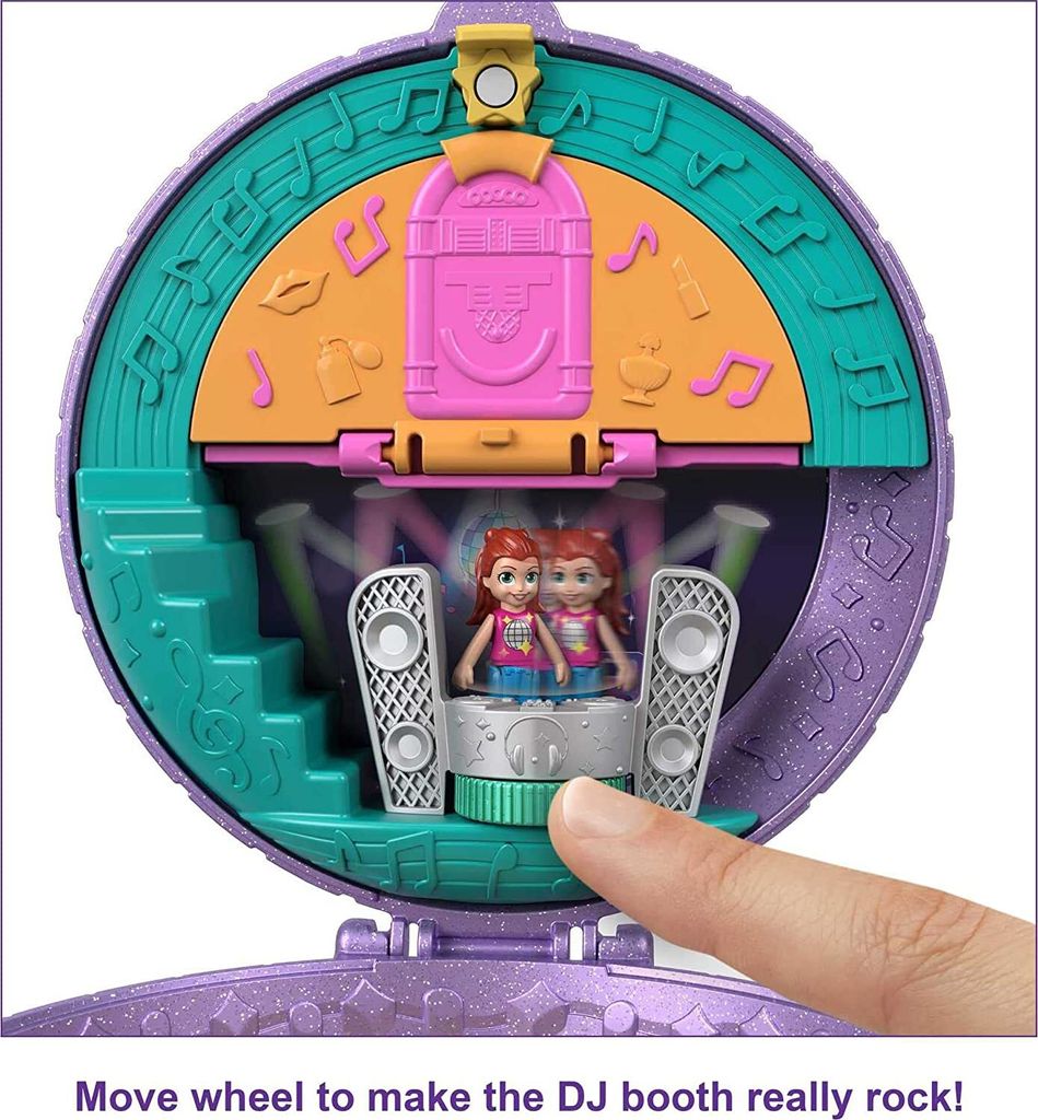 Polly Pocket Doppelspaß Rollschuhdisco Schatulle, zum Thema Produktbild 13