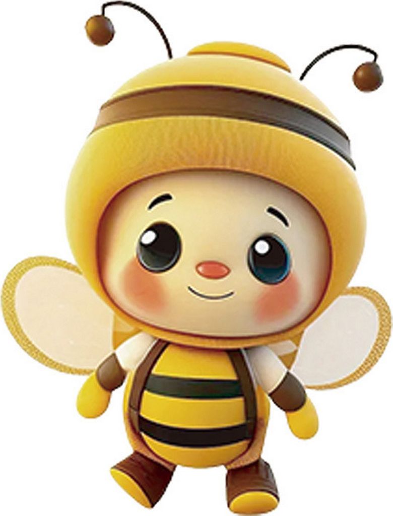 Acryl-Bienen-Hängedekoration, einseitig bedruckt, kleine Biene, Ornament, Auto-Rückspiegel, Schlüsselanhänger, Anhänger, Heimdekoration, Gebur...