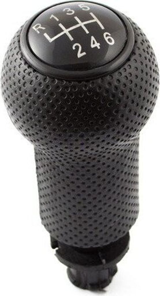 6-Gang Black Edition Schaltknauf Knauf Schwarz 12mm für VW Audi Seat Skoda