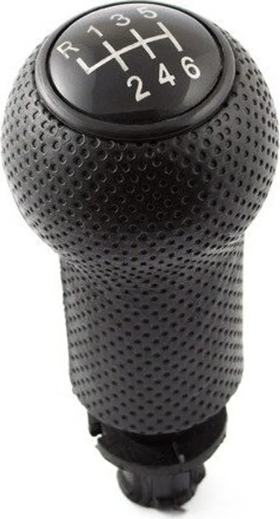 Pommeau de levier de vitesse 6 rapports 12mm Noir pour Audi et VW Golf