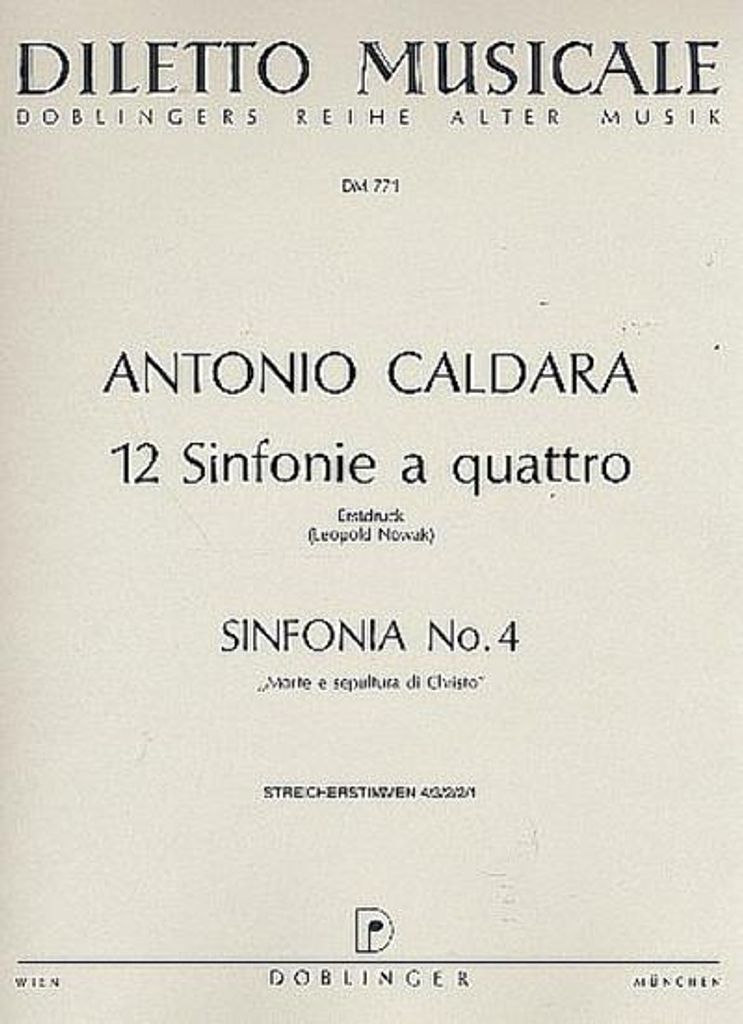 Sinfonia Nr.4für Streicher und Bc
